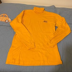 Escada Sport yellow turtle neck long sleeve shirt